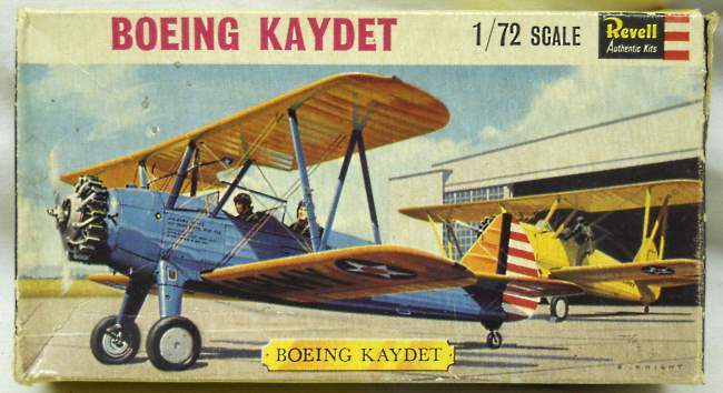Revell 1/72 Boeing PT-17 Kaydet - Great Britain Issue, H649 plastic model kit